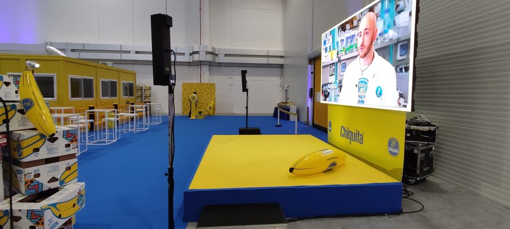 Chiquita Chiquita Service tecnico audio, video e luci per un evento Chiquita a Cortenuova.