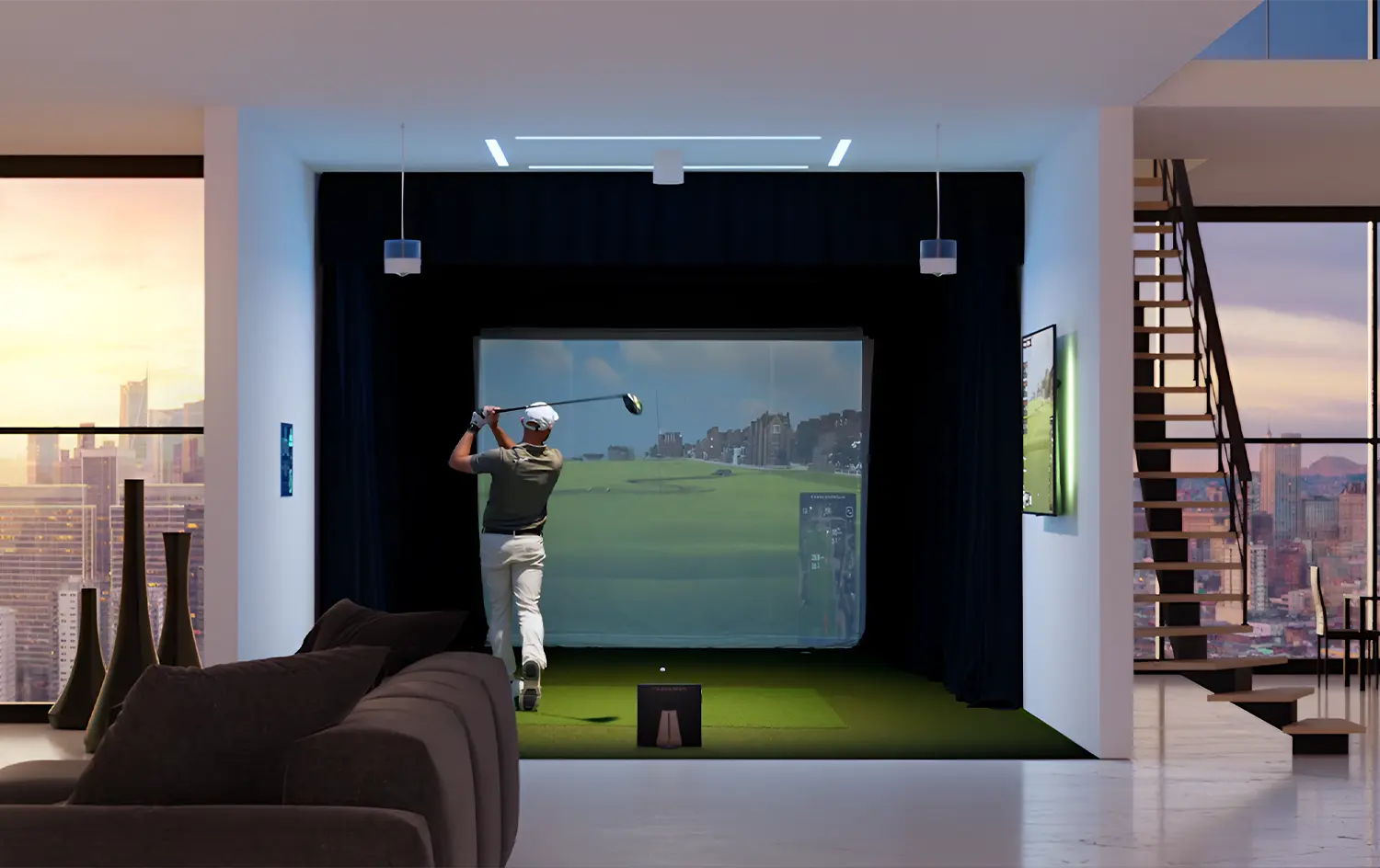 Migliora il tuo gioco grazie al nostro simulatore golf