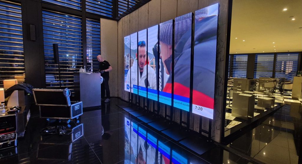 Armani Hotel ledwall